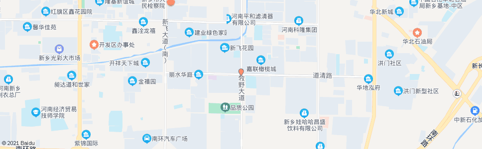 新乡道清路牧野路口_公交站地图_新乡公交_妙搜公交查询2024