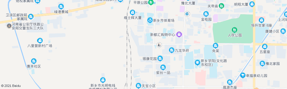 新乡自由街平原路口_公交站地图_新乡公交_妙搜公交查询2024