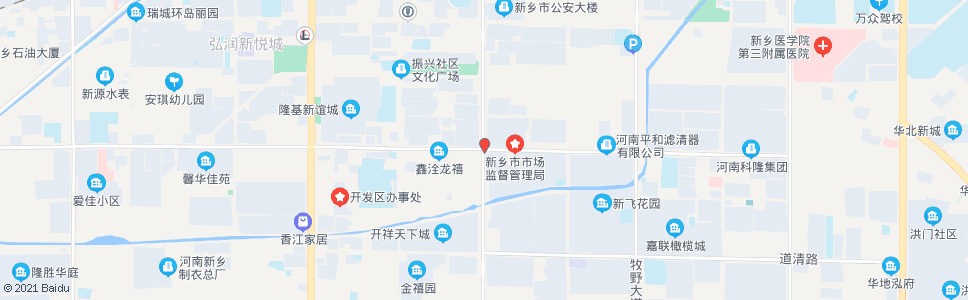 新乡新飞大道化工路口_公交站地图_新乡公交_妙搜公交查询2024