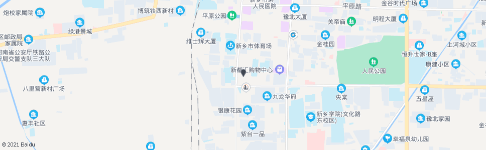 新乡中心医院_公交站地图_新乡公交_妙搜公交查询2024