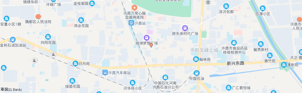 许昌小白象牙科(思故台市场)_公交站地图_许昌公交_妙搜公交查询2024