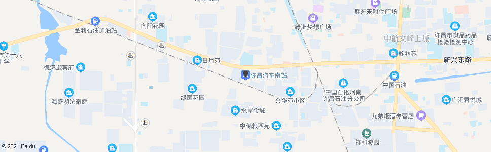 许昌文兴路(南行)_公交站地图_许昌公交_妙搜公交查询2024