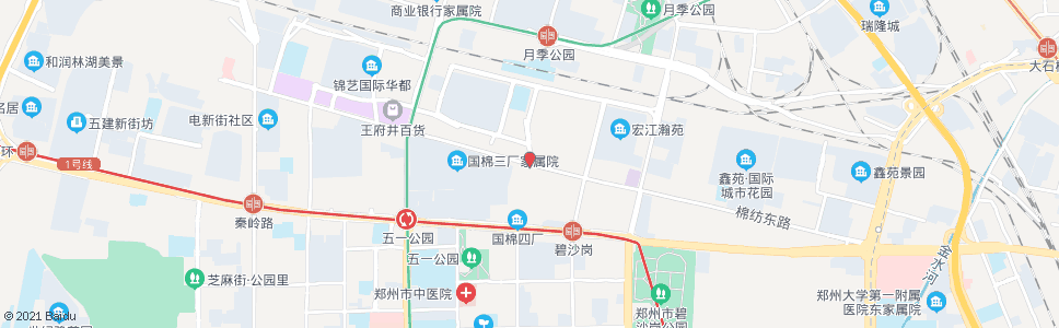 郑州棉纺西路_公交站地图_郑州公交_妙搜公交查询2024