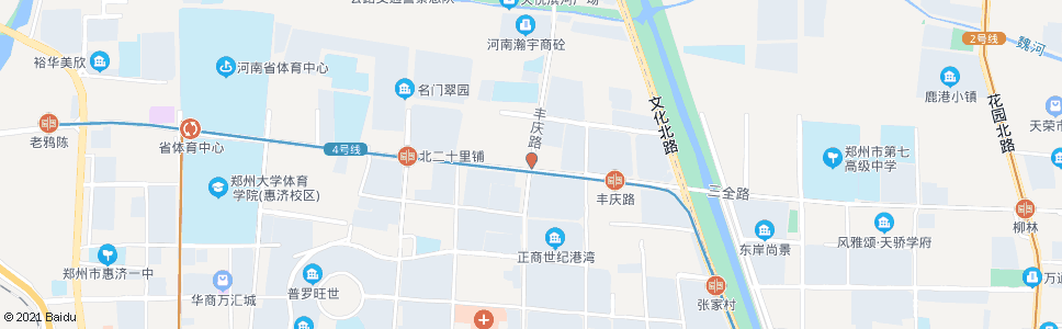 郑州丰庆路三全路_公交站地图_郑州公交_妙搜公交查询2024