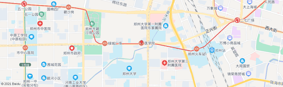 郑州医学院(临时)_公交站地图_郑州公交_妙搜公交查询2024