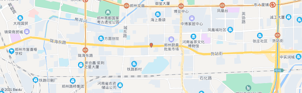 郑州陇海路货站北街_公交站地图_郑州公交_妙搜公交查询2024