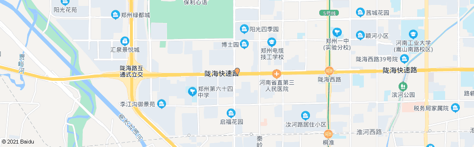 郑州华山路陇海路_公交站地图_郑州公交_妙搜公交查询2024