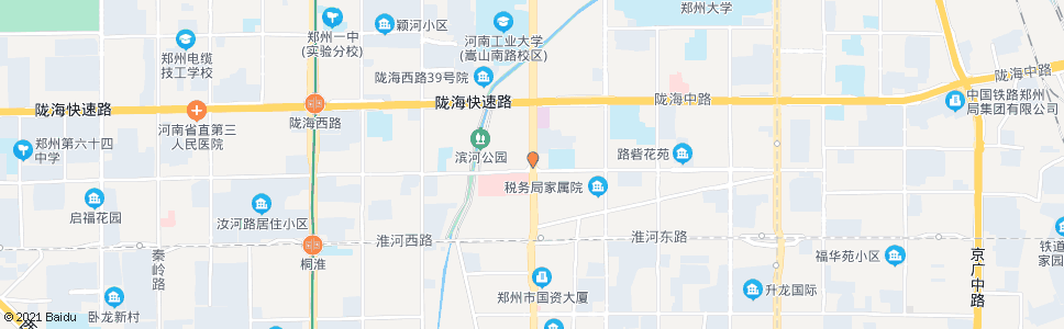 郑州汝河路嵩山路站_公交站地图_郑州公交_妙搜公交查询2024