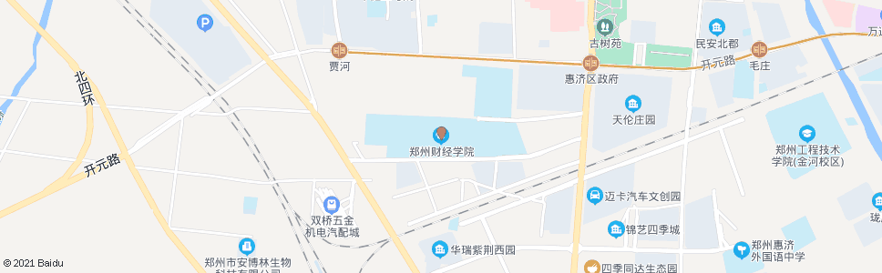 郑州郑州财经学院_公交站地图_郑州公交_妙搜公交查询2024