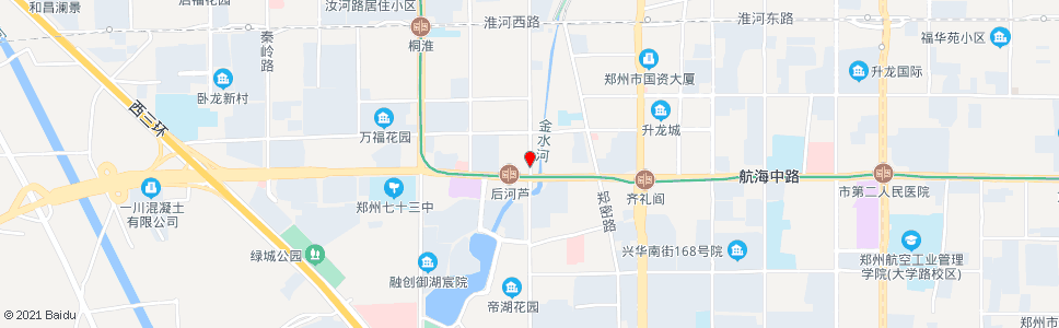 郑州工人路航海路站_公交站地图_郑州公交_妙搜公交查询2024