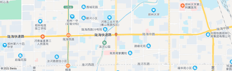 郑州陇海路嵩山路_公交站地图_郑州公交_妙搜公交查询2024