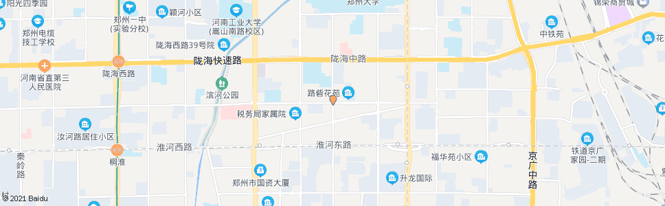 郑州汝河路淮北街_公交站地图_郑州公交_妙搜公交查询2024