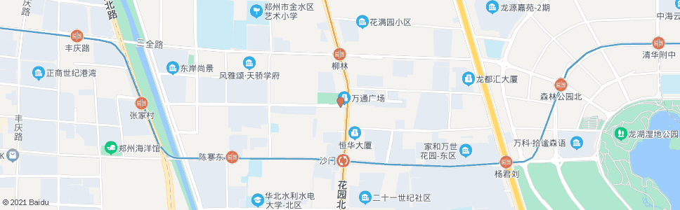 郑州宏明路花园路_公交站地图_郑州公交_妙搜公交查询2024