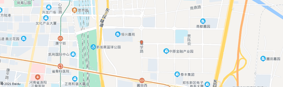 郑州博学路汉月路_公交站地图_郑州公交_妙搜公交查询2024