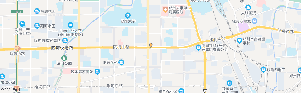 郑州陇海路大学路(BRT)_公交站地图_郑州公交_妙搜公交查询2024