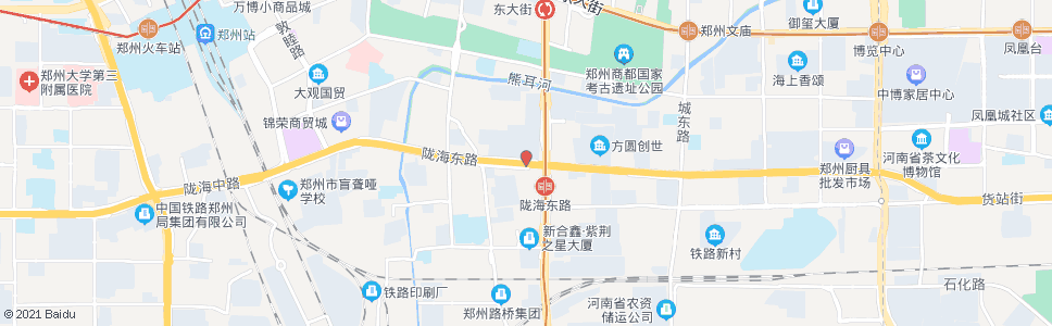 郑州紫荆山路陇海路站_公交站地图_郑州公交_妙搜公交查询2024