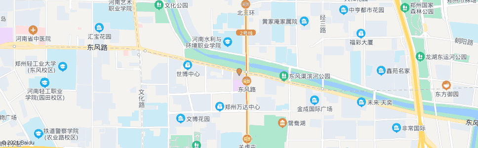 郑州东风路花园路地铁D口_公交站地图_郑州公交_妙搜公交查询2024