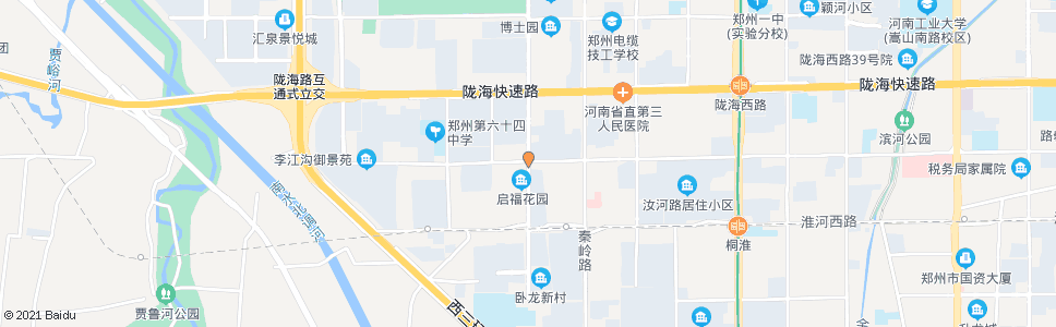 郑州华山路汝河路_公交站地图_郑州公交_妙搜公交查询2024