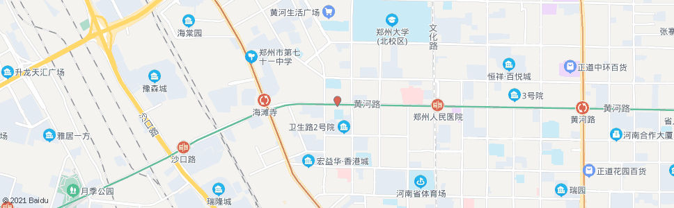 郑州卫生路黄河路_公交站地图_郑州公交_妙搜公交查询2024