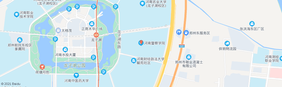 郑州龙子湖东路祭城路(省警察学院)_公交站地图_郑州公交_妙搜公交查询2024