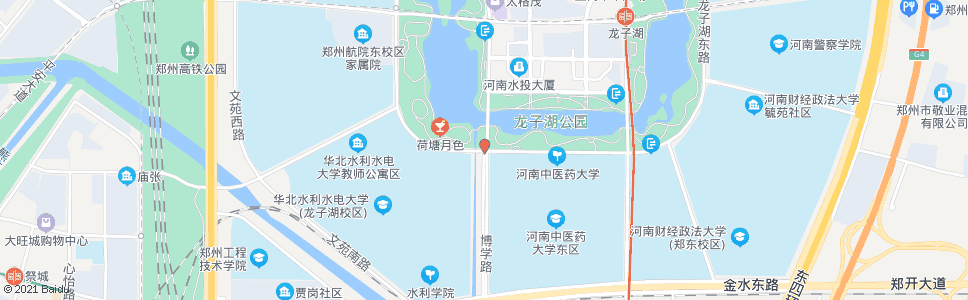 郑州龙子湖南路博学路_公交站地图_郑州公交_妙搜公交查询2024