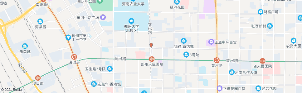 郑州文化路红旗路站_公交站地图_郑州公交_妙搜公交查询2024