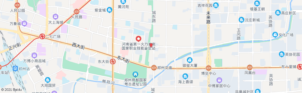 郑州商城路城东路_公交站地图_郑州公交_妙搜公交查询2024