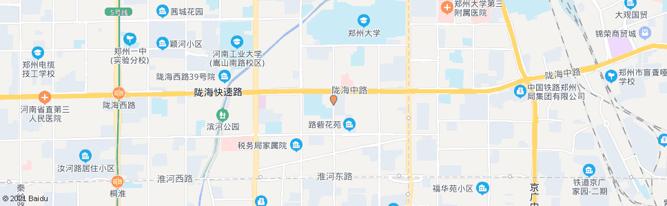 郑州陇海路淮北街_公交站地图_郑州公交_妙搜公交查询2024