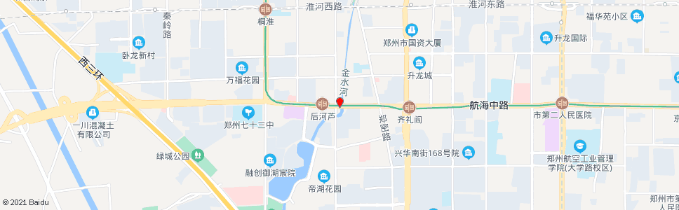 郑州航海路工人路_公交站地图_郑州公交_妙搜公交查询2025