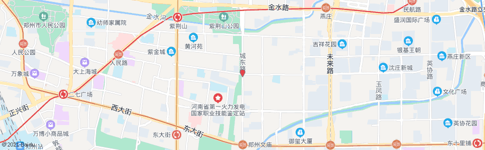 郑州城东路城北路_公交站地图_郑州公交_妙搜公交查询2024