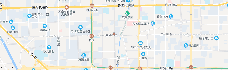 郑州淮河路工人路_公交站地图_郑州公交_妙搜公交查询2024