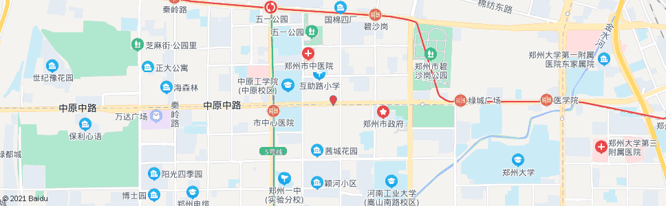 郑州中原路工人路站_公交站地图_郑州公交_妙搜公交查询2024