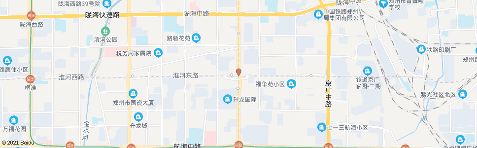 郑州大学路淮河路站_公交站地图_郑州公交_妙搜公交查询2024