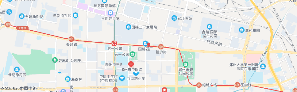 郑州建设路工人路站_公交站地图_郑州公交_妙搜公交查询2024