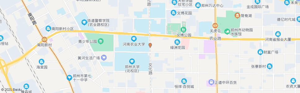 郑州丰产路文化路_公交站地图_郑州公交_妙搜公交查询2024