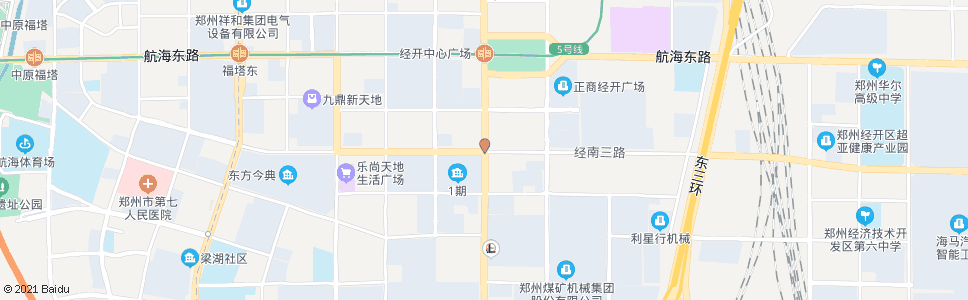 郑州经开第八大街经南三路_公交站地图_郑州公交_妙搜公交查询2024