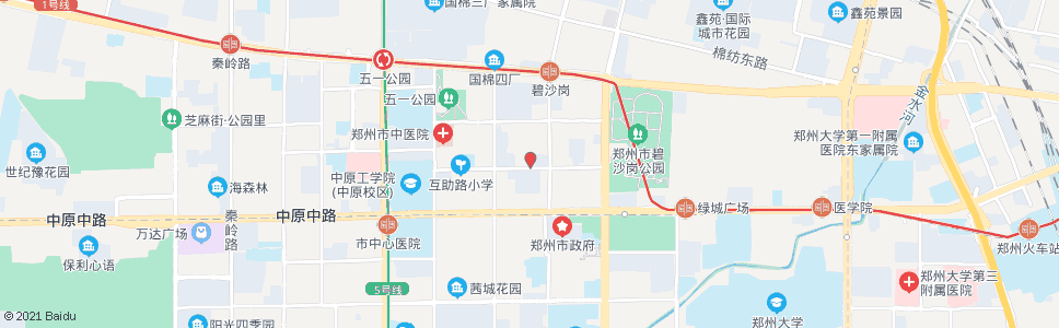 郑州互助路百花路西_公交站地图_郑州公交_妙搜公交查询2024