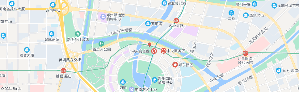 郑州商务外环路商务东一街_公交站地图_郑州公交_妙搜公交查询2024