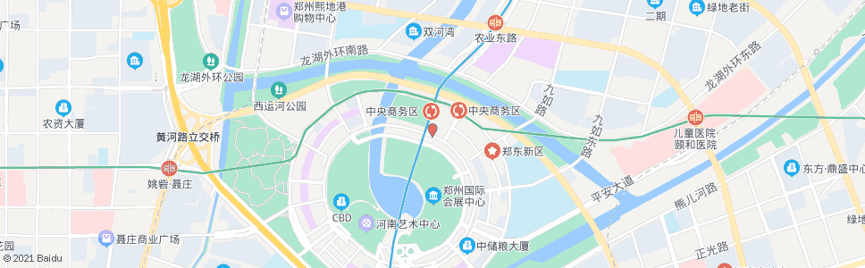 郑州商务内环路商务东一街站_公交站地图_郑州公交_妙搜公交查询2024