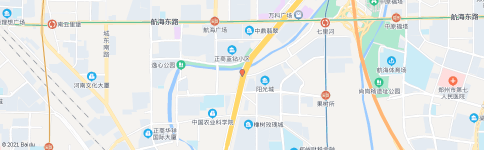 郑州七里河南路中州大道_公交站地图_郑州公交_妙搜公交查询2024