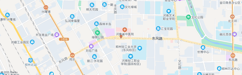 郑州东风路丰庆路_公交站地图_郑州公交_妙搜公交查询2024