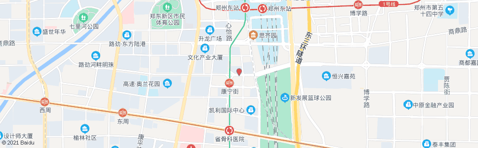 郑州康宁街普济路_公交站地图_郑州公交_妙搜公交查询2025