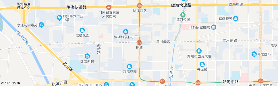 郑州淮河路桐柏路_公交站地图_郑州公交_妙搜公交查询2024