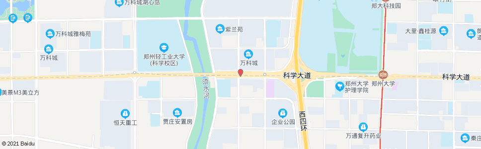 郑州科学大道紫竹路_公交站地图_郑州公交_妙搜公交查询2024