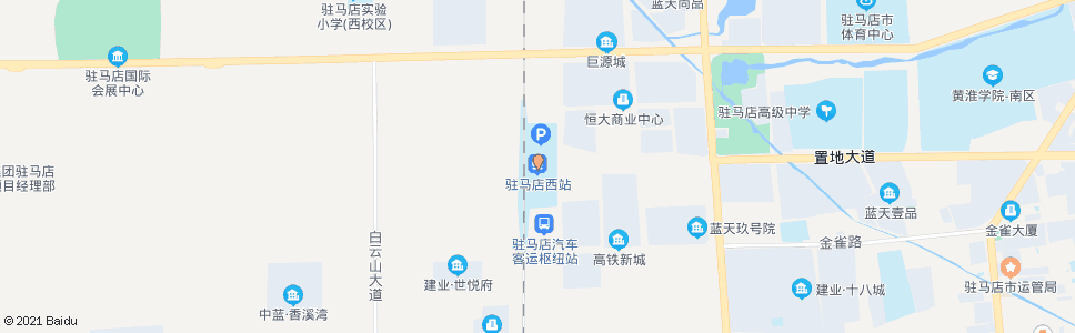 驻马店新西客站_公交站地图_驻马店公交_妙搜公交查询2024