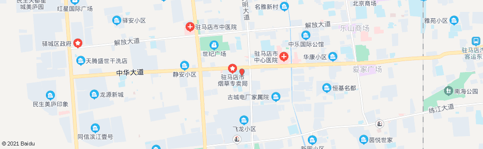 驻马店西园宾馆_公交站地图_驻马店公交_妙搜公交查询2024