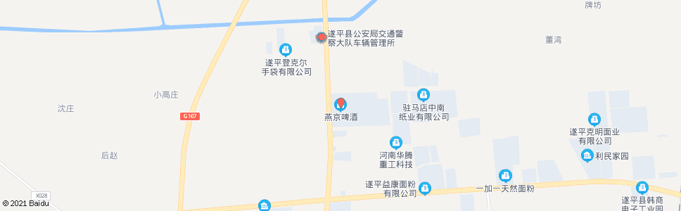 驻马店啤酒厂_公交站地图_驻马店公交_妙搜公交查询2024