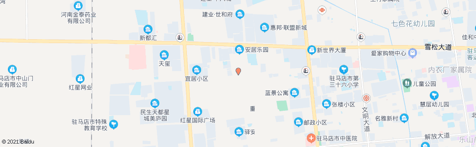 驻马店第二中学_公交站地图_驻马店公交_妙搜公交查询2024