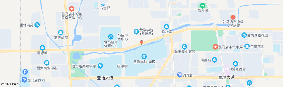 驻马店黄淮学院_公交站地图_驻马店公交_妙搜公交查询2024