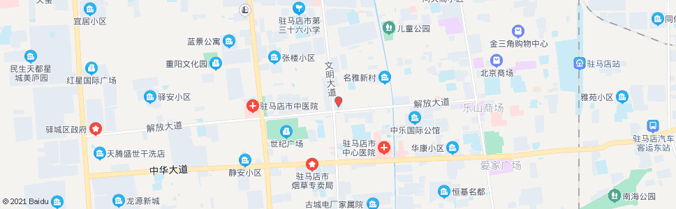 驻马店农行大厦_公交站地图_驻马店公交_妙搜公交查询2024